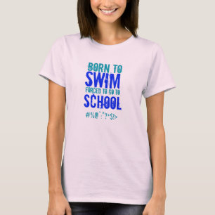 T-shirt Soutenu pour nager - la cravate meurent mâle