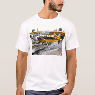 T-shirt Soutenu pour voler : Avion de flotteur de castor