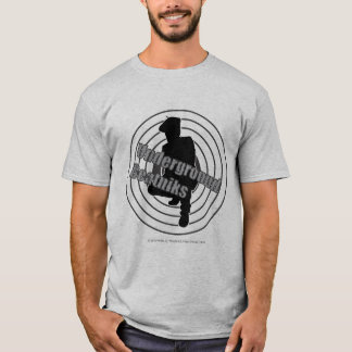 T-shirt souterrain de gris de beatniks