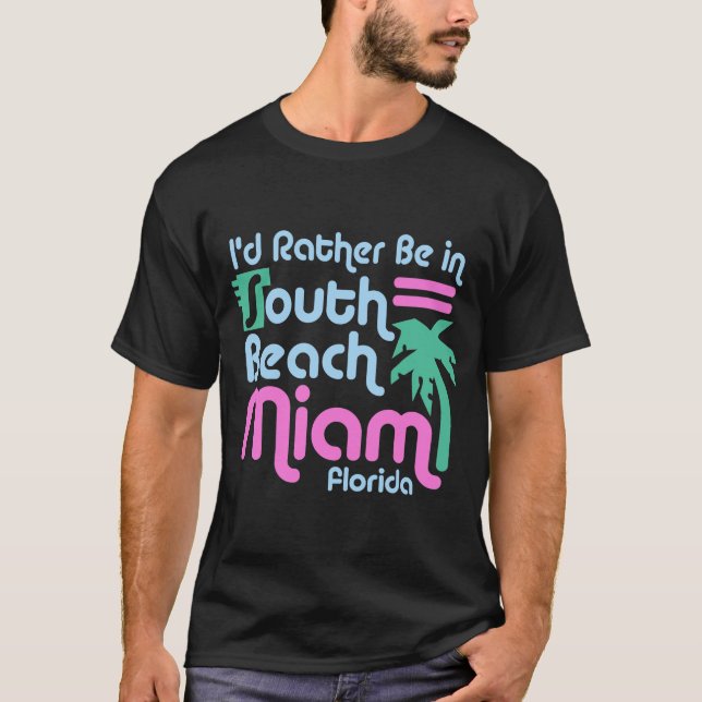T-shirt South Beach Miami (Devant)
