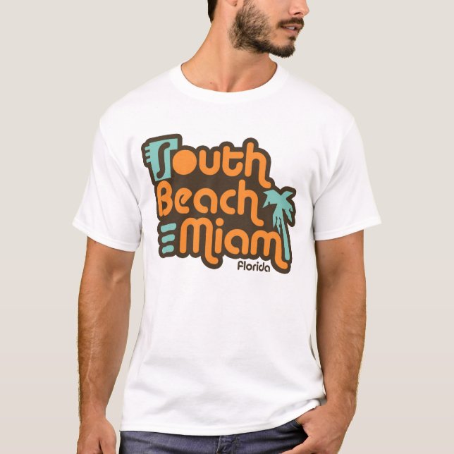 T-shirt South Beach Miami (Devant)