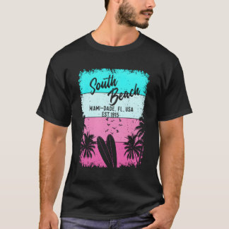 T-shirt South Beach Miami Floride Fl