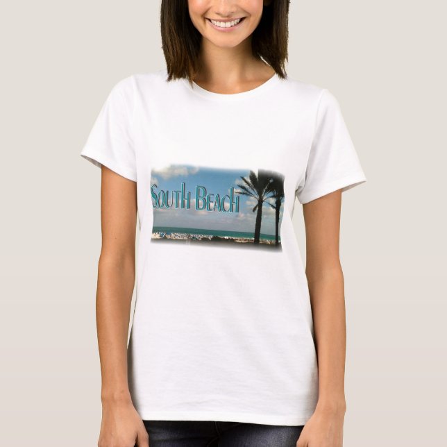 T-shirt South Beach, Vue Floride (Devant)