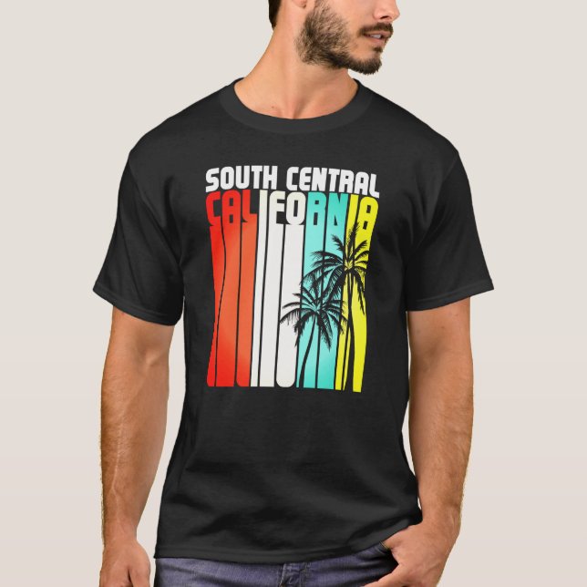 T-shirt South Central Los Angeles Street LA Slauson Crensh (Devant)
