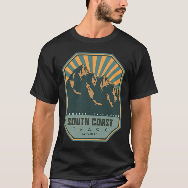 T-shirt South Coastrackrailasmania Hikingrail friends (Devant)