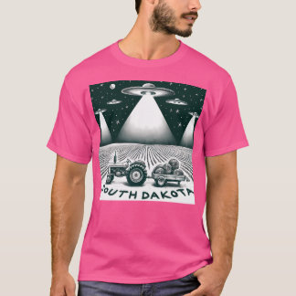 T-shirt South Dakota Night Skies Où La Terre Rencontre Le