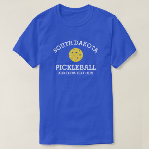 T-shirt South Dakota Pickleball Club Nom du partenaire Per