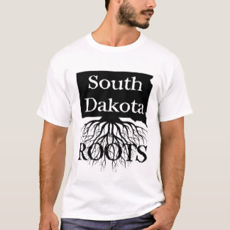 T-shirt South Dakota State Racines Chemise femme ou homme