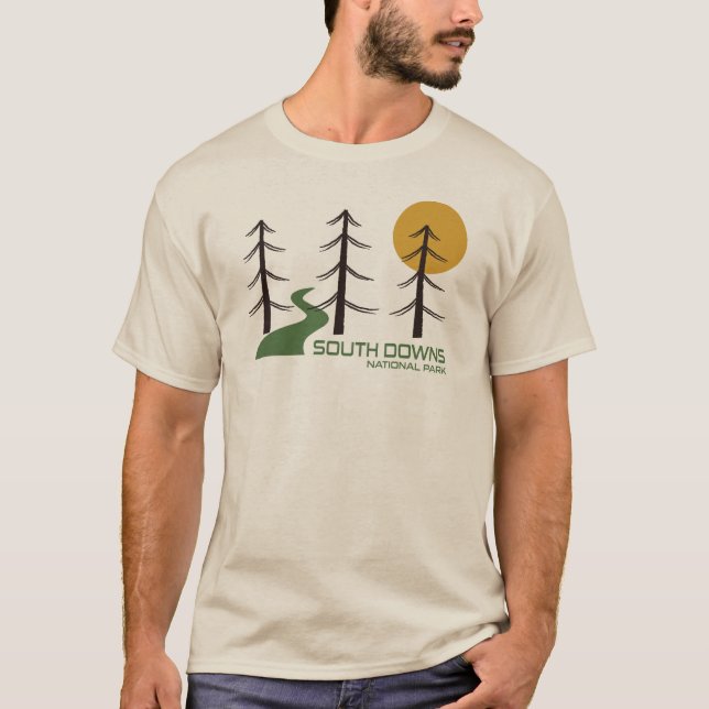 T-shirt South Downs National Park Trail (Devant)