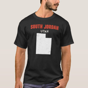 T-shirt South Jordan Utah USA State America Travel Utahan