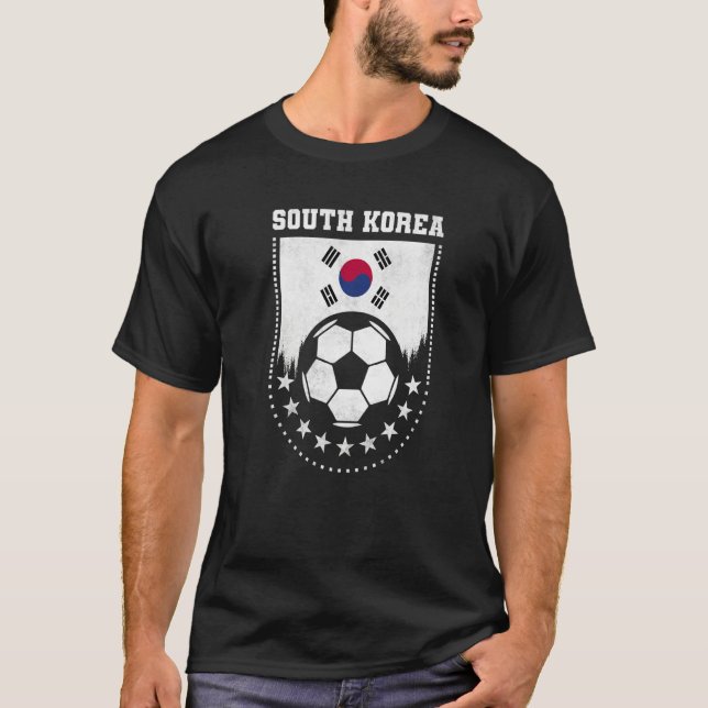 T-shirt South Korea Flag Soccer Fan   (Devant)