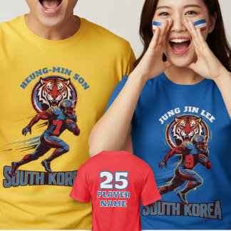T-shirt South Korea Gridiron Tiger Football Athlete Dynami