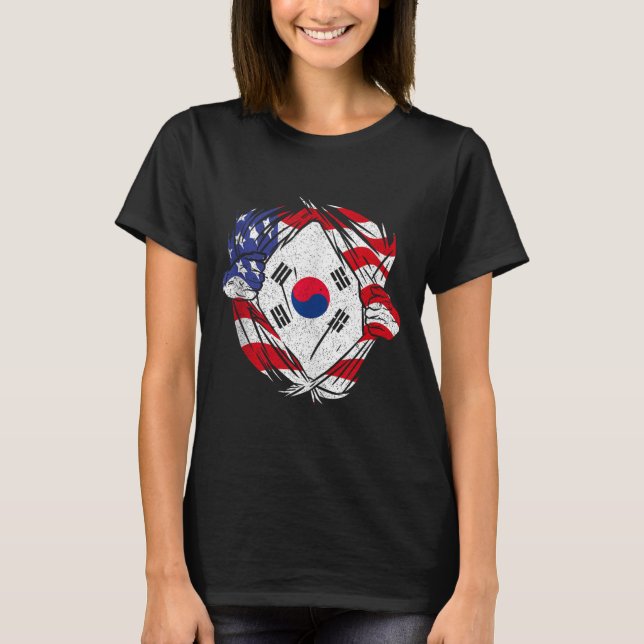 T-shirt South Korea Love South Korea Pride Korean Patriot  (Devant)