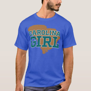 T-shirt South olina Girl Turquoise Bronze SC