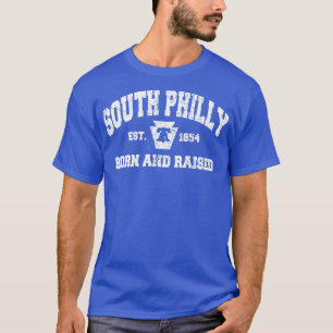 T-shirt South Philly Born et Raised Liberty Bell Philadel