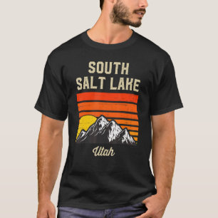 T-shirt South Salt Lake Utah Retro Vintage City State Usa
