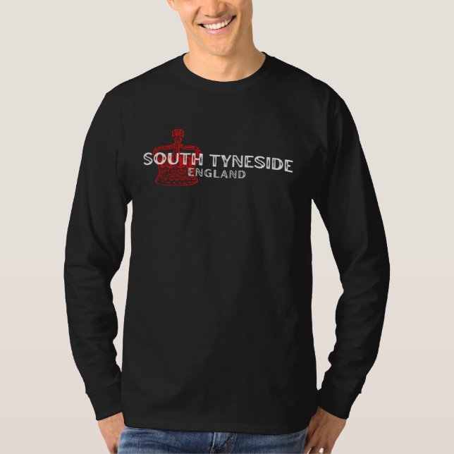 T-shirt SOUTH TYNESIDE England Crown Badge (Devant)