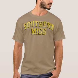 T-shirt Southern Mississippi Golden Eagles Retro Arch