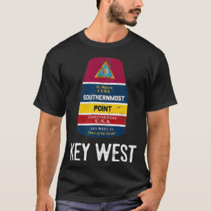 T-shirt Southernmost Point Key West Florida Keys Souvenir