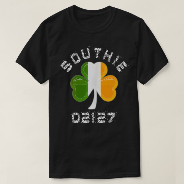 T-shirt Southie Irish 02127 (Design devant)