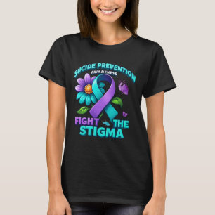 T-shirt Soutien à la prévention du suicide Lutte contre la