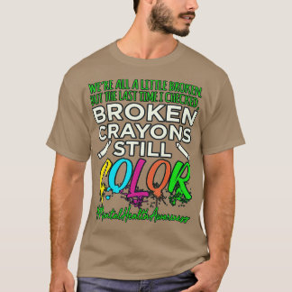 T-shirt Soutien à la sensibilisation à la santé mentale de