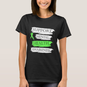 T-shirt Soutien à la sensibilisation à la santé mentale Ru