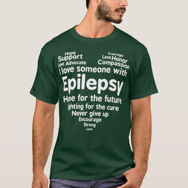 T-shirt Soutien à la sensibilisation à l'épilepsie (Devant)