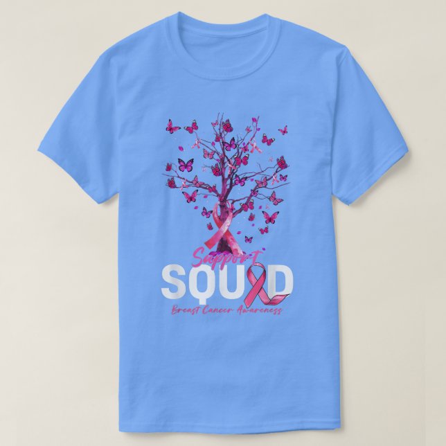T-shirt Soutien à l'arbre de vie Équipe de sensibilisation (Design devant)
