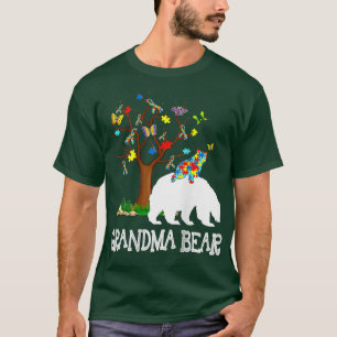T-shirt Soutien à l'ours de grand-mère sensibilisation sur