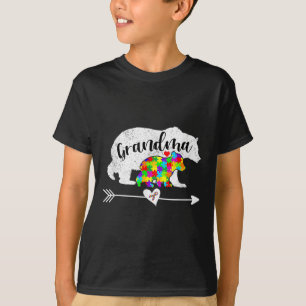 T-shirt Soutien à l'ours de grand-mère sensibilisation sur