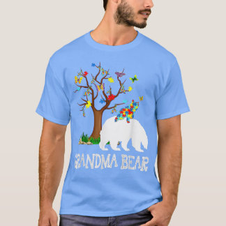 T-shirt Soutien à l'ours de grand-mère sensibilisation sur