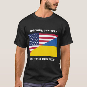 T-shirt Soutien américain à l'Ukraine Thaillow Pillow