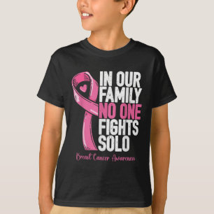 T-shirt Soutien au cancer du sein Famille Femmes Cancer du