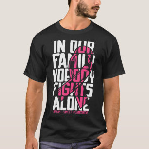 T-shirt Soutien au cancer du sein Famille rose Cancer du s