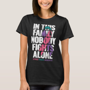 T-shirt Soutien au cancer Famille Thyroïde Sensibilisation