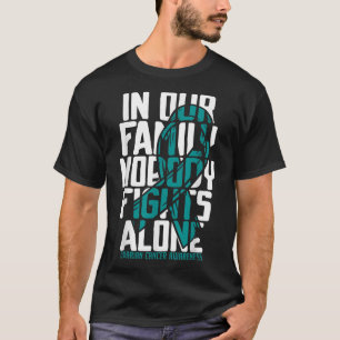 T-shirt Soutien au cancer ovarien Famille Cancer ovarien
