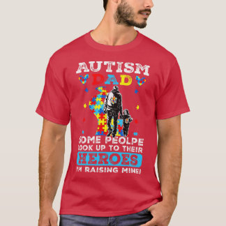 T-shirt soutien autisme fier père sensibilisation sur l'au