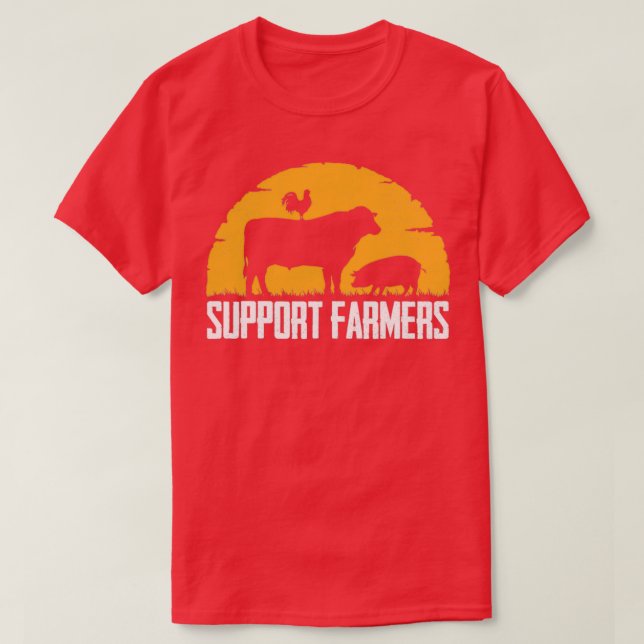 T-shirt Soutien aux agriculteurs (2) (Design devant)