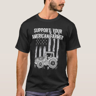 T-shirt Soutien aux agriculteurs américains Soutien à l'ag