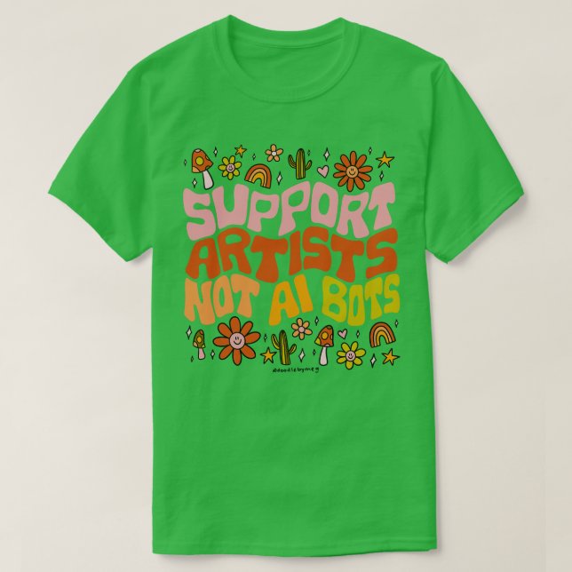 T-shirt Soutien aux artistes (Design devant)