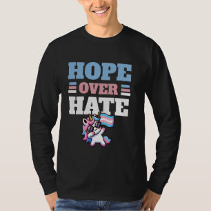 T-shirt Soutien aux droits des personnes trans sont des dr