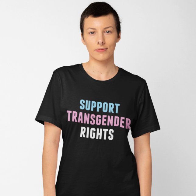 T-shirt Soutien aux droits transgenres (Créateur téléchargé)