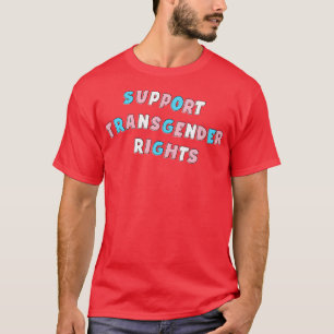 T-shirt Soutien aux droits transgenres1
