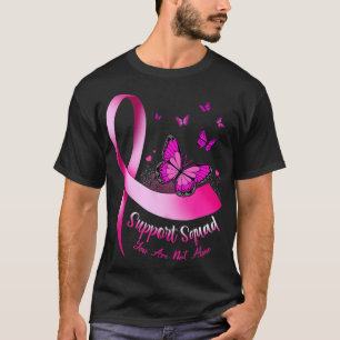 T-shirt Soutien aux papillons de femme Escadron Cancer du 