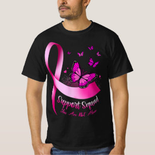 T-shirt Soutien aux papillons de femme Escadron Cancer du 