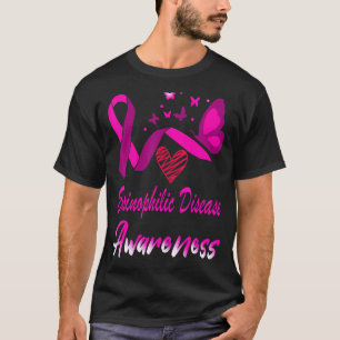 T-shirt Soutien aux papillons de sensibilisation aux malad