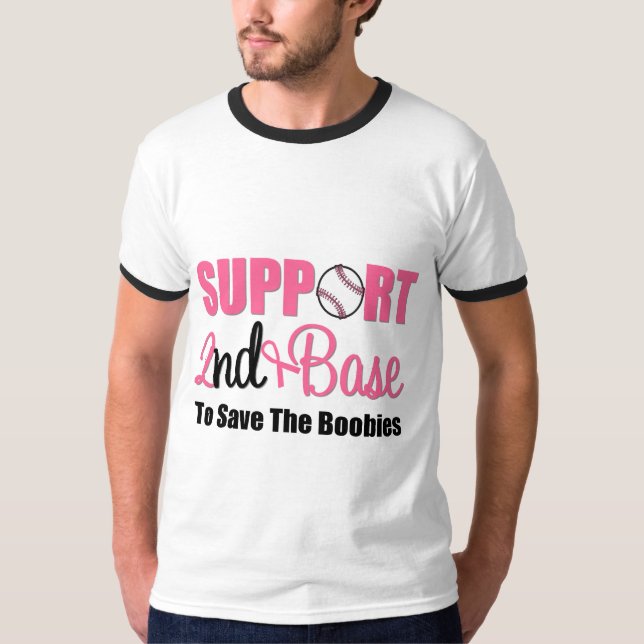 T-shirt Soutien Cancer du Sein 2e Base (Devant)