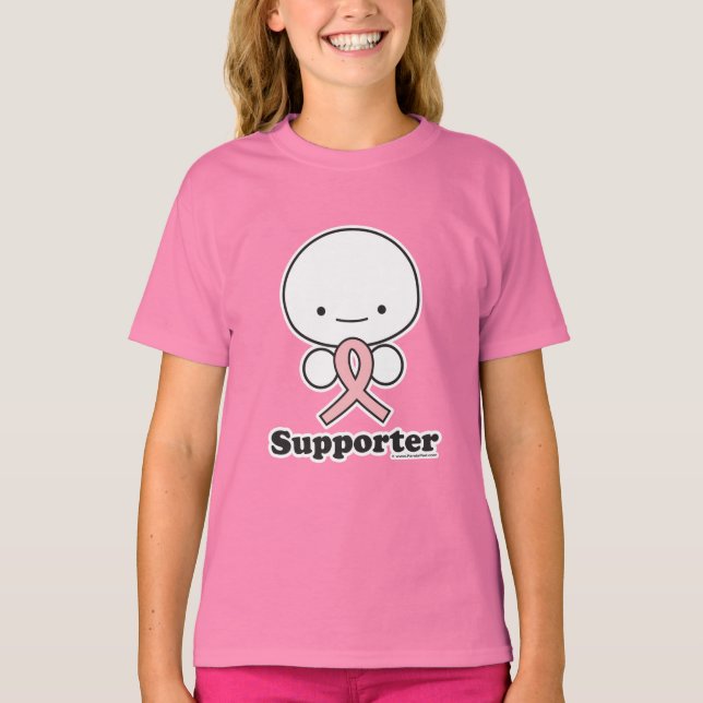 T-shirt Soutien (cancer du sein) Enfants Vêtements (Devant)
