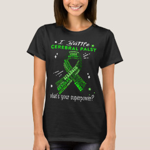 T-shirt Soutien Cérébral Palsy Awareness Ribbon Dons